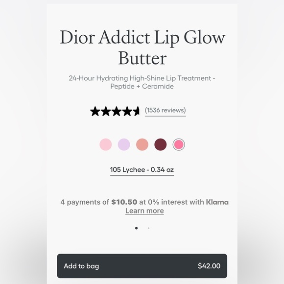 NEW Dior Addict Lip Glow Butter 105 Tester - Picture 3 of 3